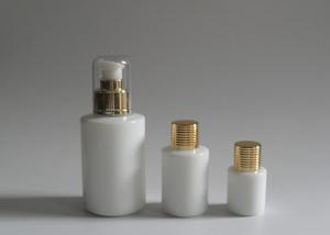 Buy cheap Silk Screen Printing Cosmetic Glass Bottles For Eye Cream , Facial Cream product