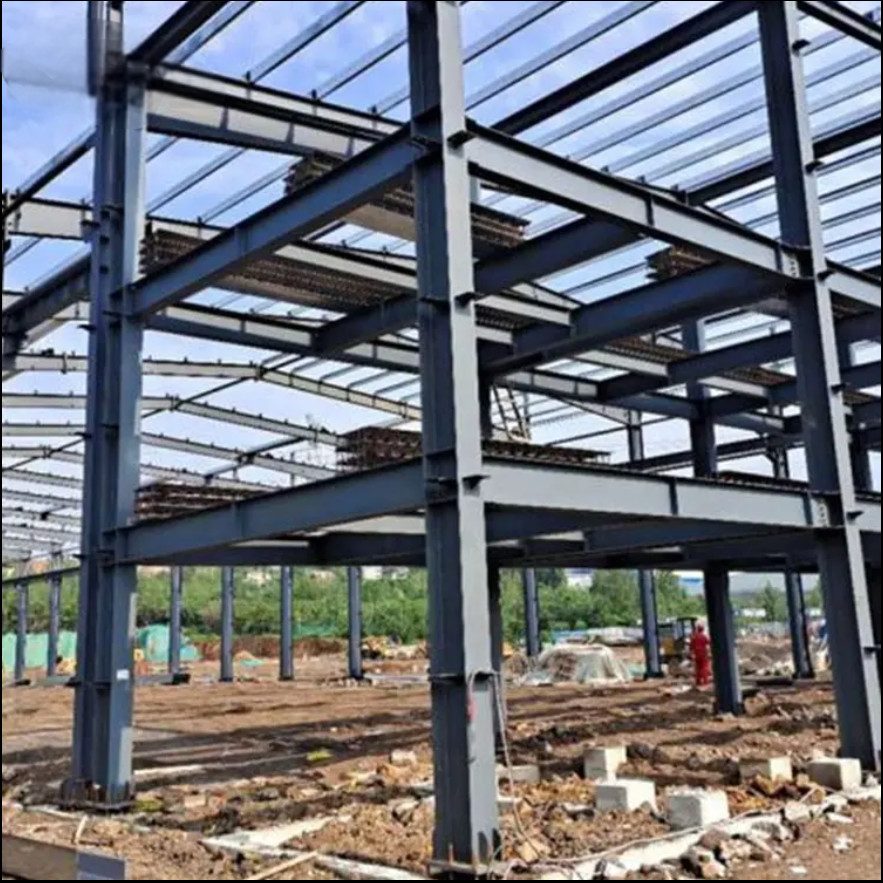 High Quality Steel Warehouse Structure Sheds Prefabricated Wide Span Steel Warehouse Building Steel Structure