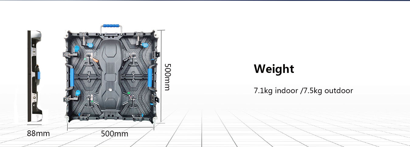 Die Casting Aluminum Concert Led Screen Rental HD Full Color SMD1921