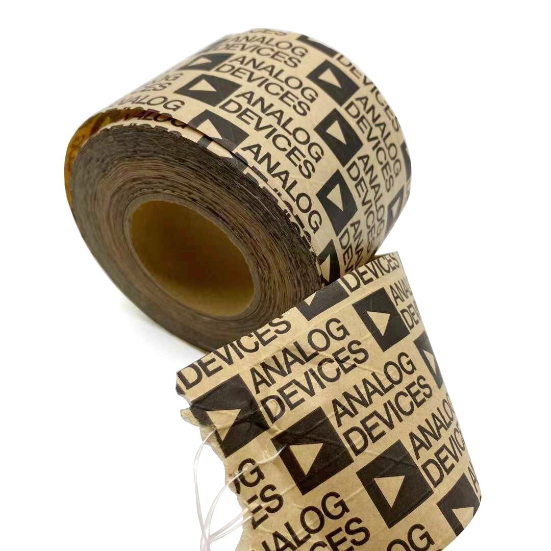 Single Sided Starch Glue Wet Water Line Printing Kraft Paper Tape