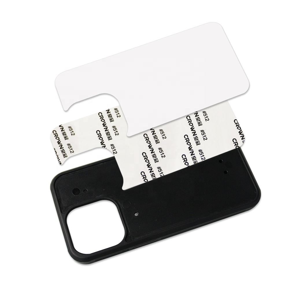 Printable Back Phone Cover 2D Sublimation TPU Tempered Glass Mobile Case For IPhone 13 14 15 16