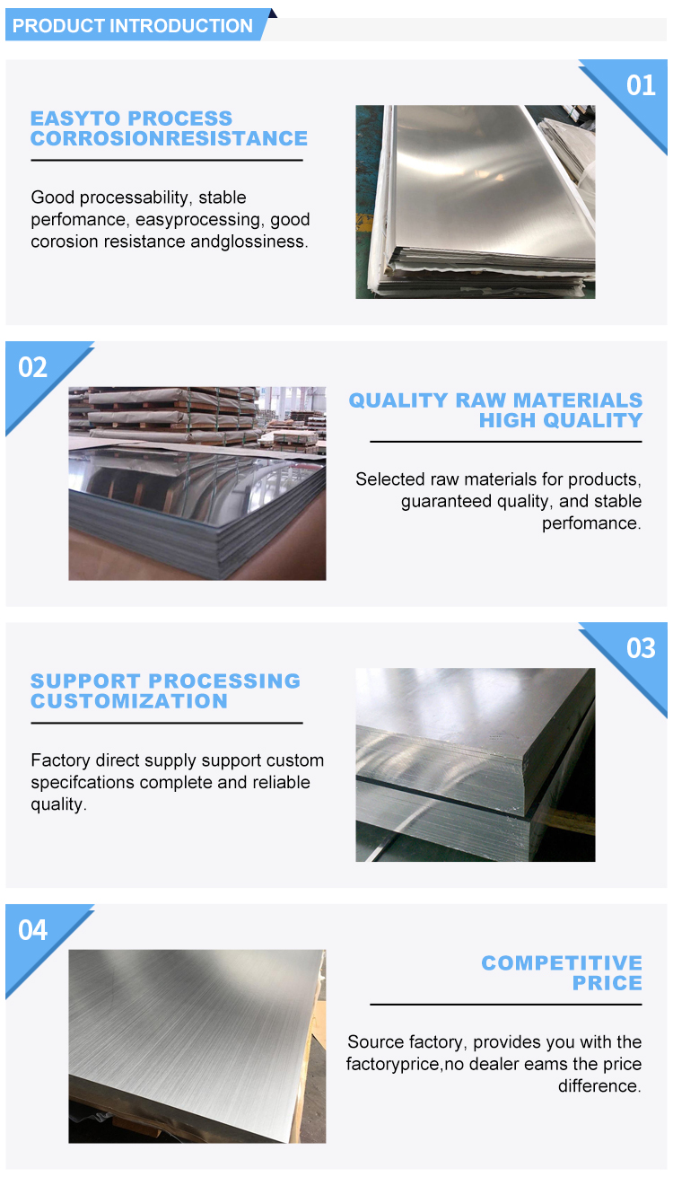 Cutting Service Stainless Steel Plate 201 304 304L 316 316L 410 430 309s at for and Grade 200 300 400 500 600 Series