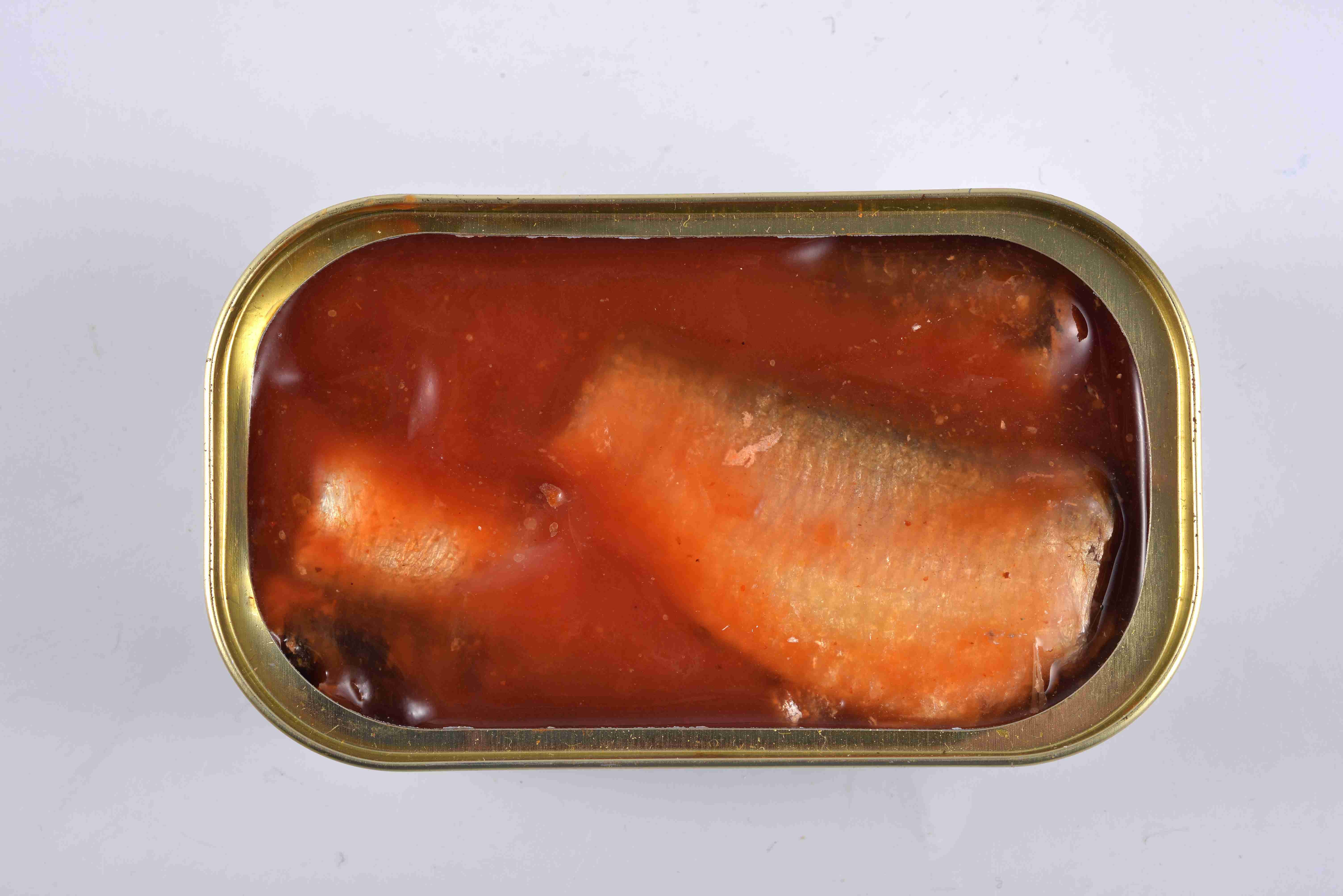 Delicious Low Sodium Canned Sardine Fish In Vegetable Oil / Tomato Sauce