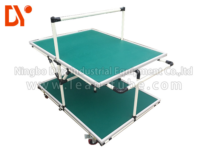Aluminium Profile Push Tool Cart , Mechanic Work Cart Anti Corrosion