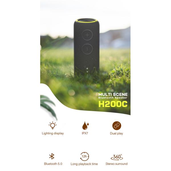 Portable 20W Bluetooth Outdoor Speakers / Wireless Audio Systems high sensitivity