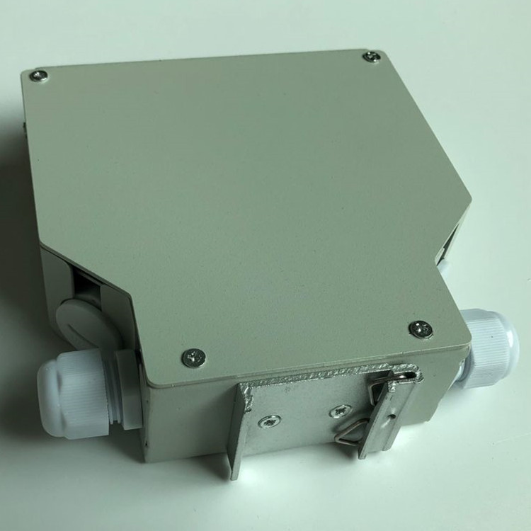 12 Port Din Rail Mounted Fiber Optic Din Rail Terminal Box With St Adapter