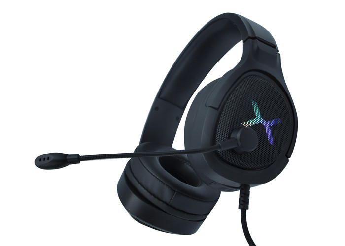 Steel Headband Gaming RGB Headphones , DL Headset With Volume Control