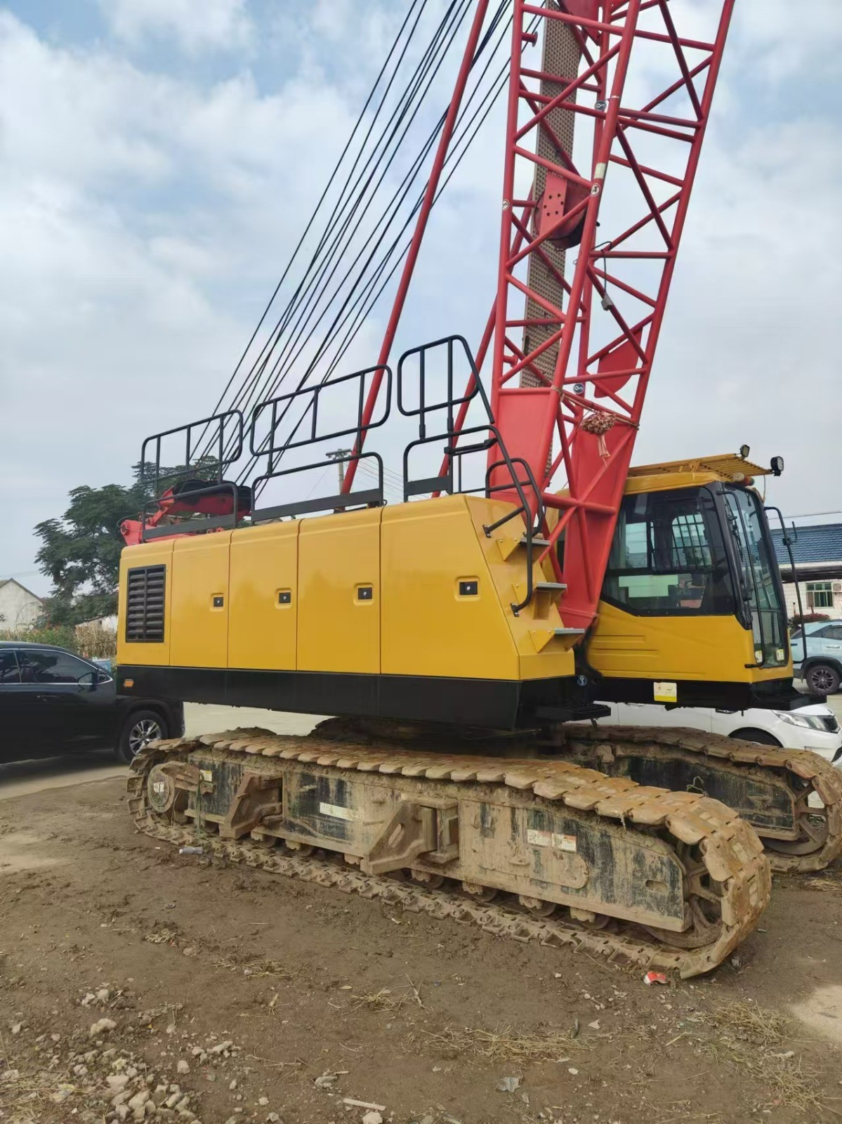 2020 Model Second Hand Crawler Cranes 60t Crawler Crane SANY SCC600A Boom 37-49m