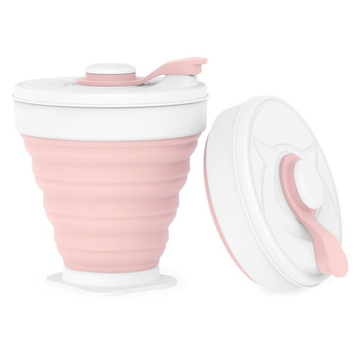 Travel Silicone Collapsible Coffee Cup Food Grade Material For Camping Hiking