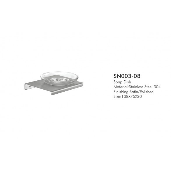 Bathroom Soap Dish Holders Stainless Steel Sus304 Satin Finished