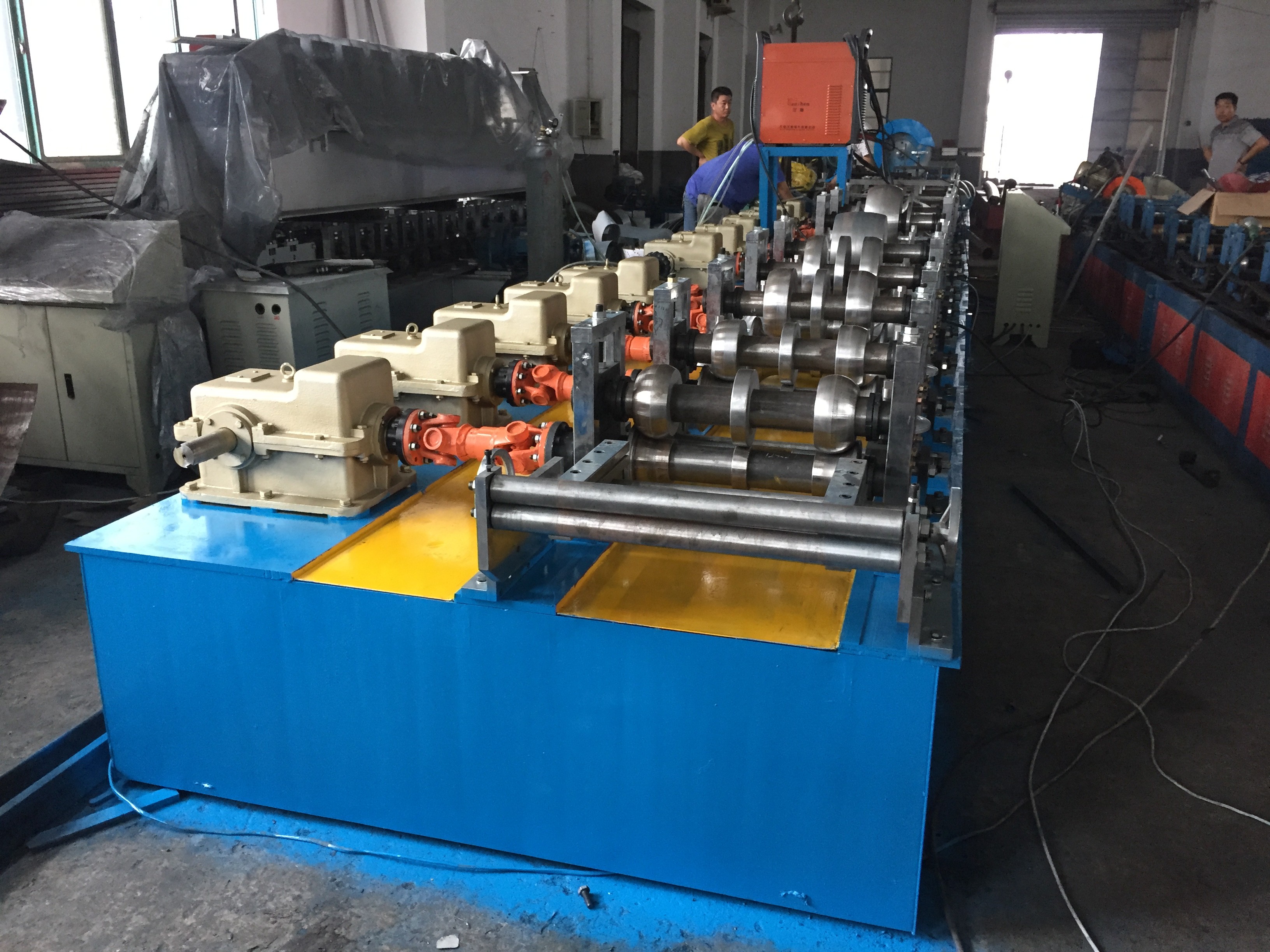 Pipe Mill Gearbox Drive High Frequency Square Tube Production LineRoller Machine PLC Control