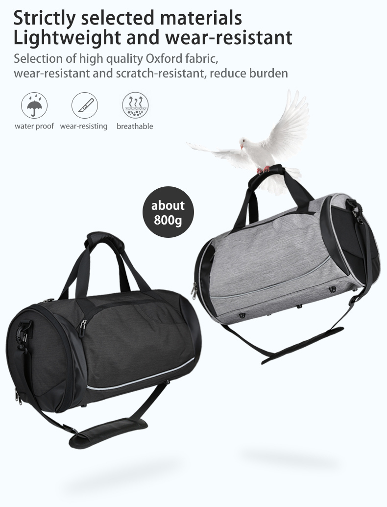 Animal Prints Travel Duffle Bag Sports Fitness Duffel Bag Multi Compartment