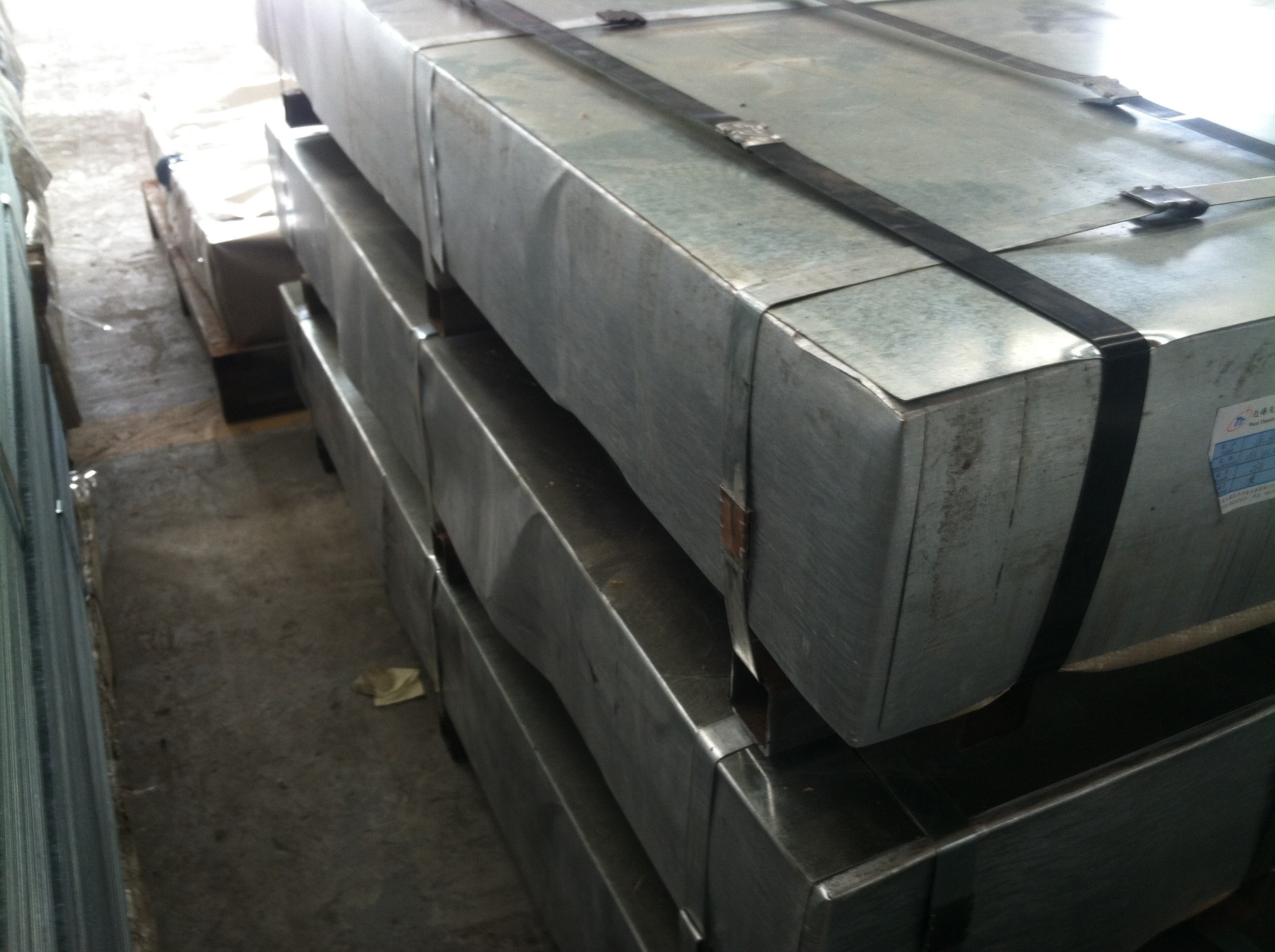 Constructions Roof PPGI Galvanized Steel Sheets Zinc Coating 275 GSM