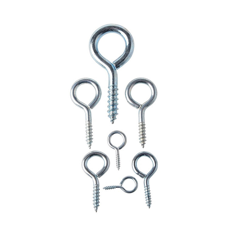 6 Inch Wood Screw Thread Eye Bolts Wind / Weather Resistant Architectural Decoration