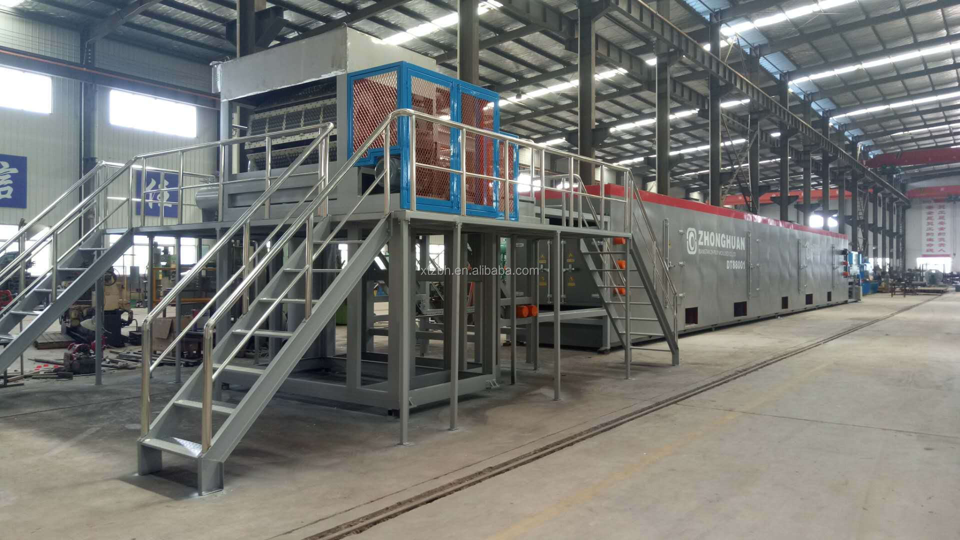 Waste Paper Rotary Egg Tray Machine Line 6000 pcs/hr