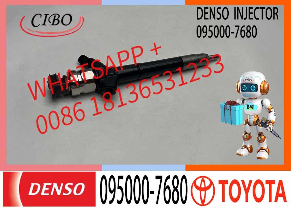 Hot Sales Diesel Engine Parts 095000-7680 095000-7681 Common Rail Fuel Injector 23670-0R180 For Rav4 Common Rail Injecto