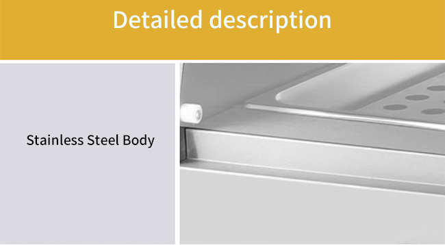 Restaurant Cake Display Fridge , Stainless Steel Glass Food Warmer Display