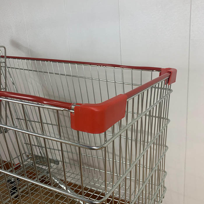 240L Convenience Store CE Certificate Elevator Wheel Steel Shopping Cart
