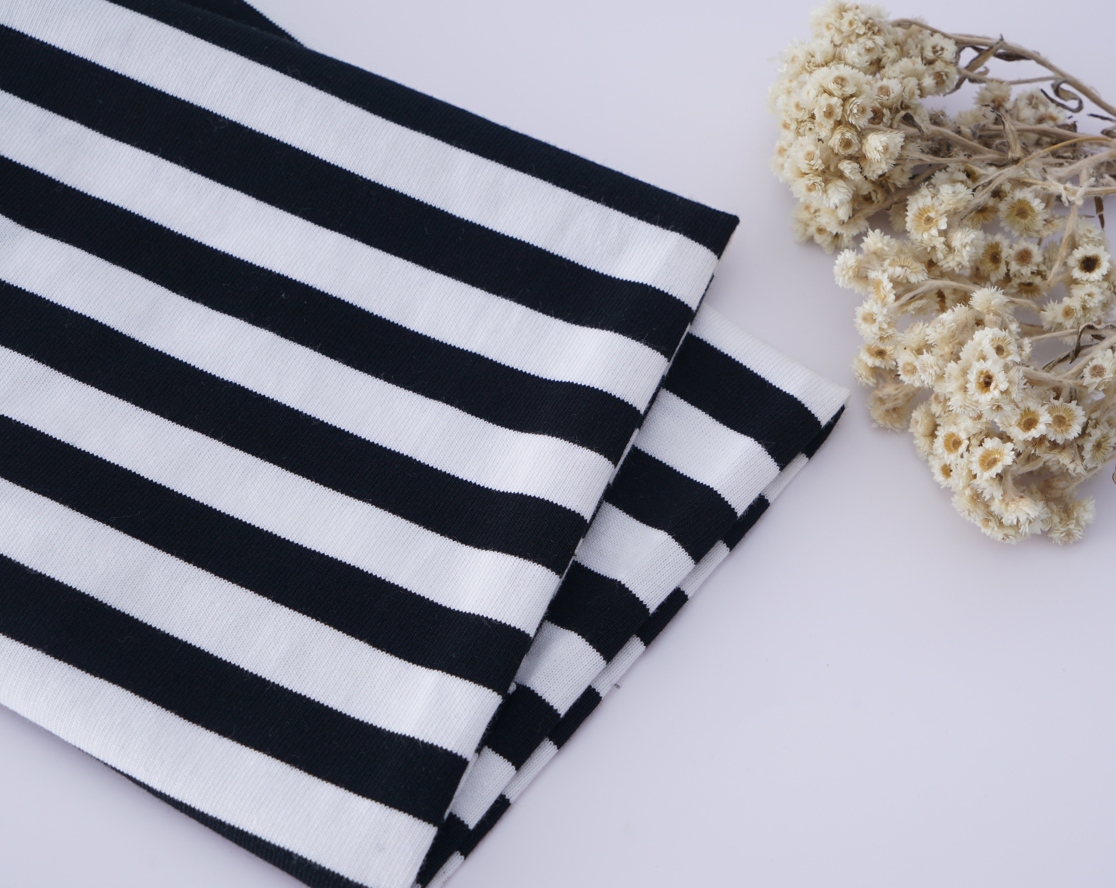Not Easy To Deform Comfortable Striped Material Fabric For Casual Wear