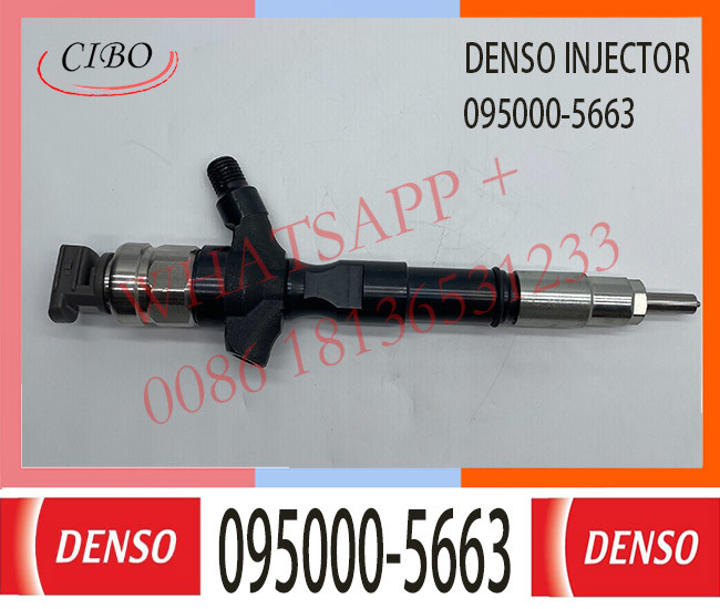 095000-5663 Common Rail Diesel Fuel Injector 23670-30050 For TOYOTA HIACE / HILUX