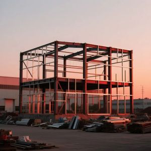 Buy cheap Modular Prefabricated Steel Structure Warehouse Structural Metal Frame product