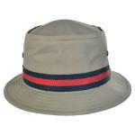Plain 100% Distressed Cotton Bucket Hat Customized Nylon Strings Adjustable Size