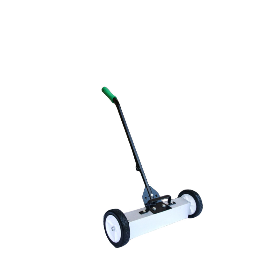Wheeled Lightweight Handheld Magnetic Sweeper Top Release High Cleaning Efficiency
