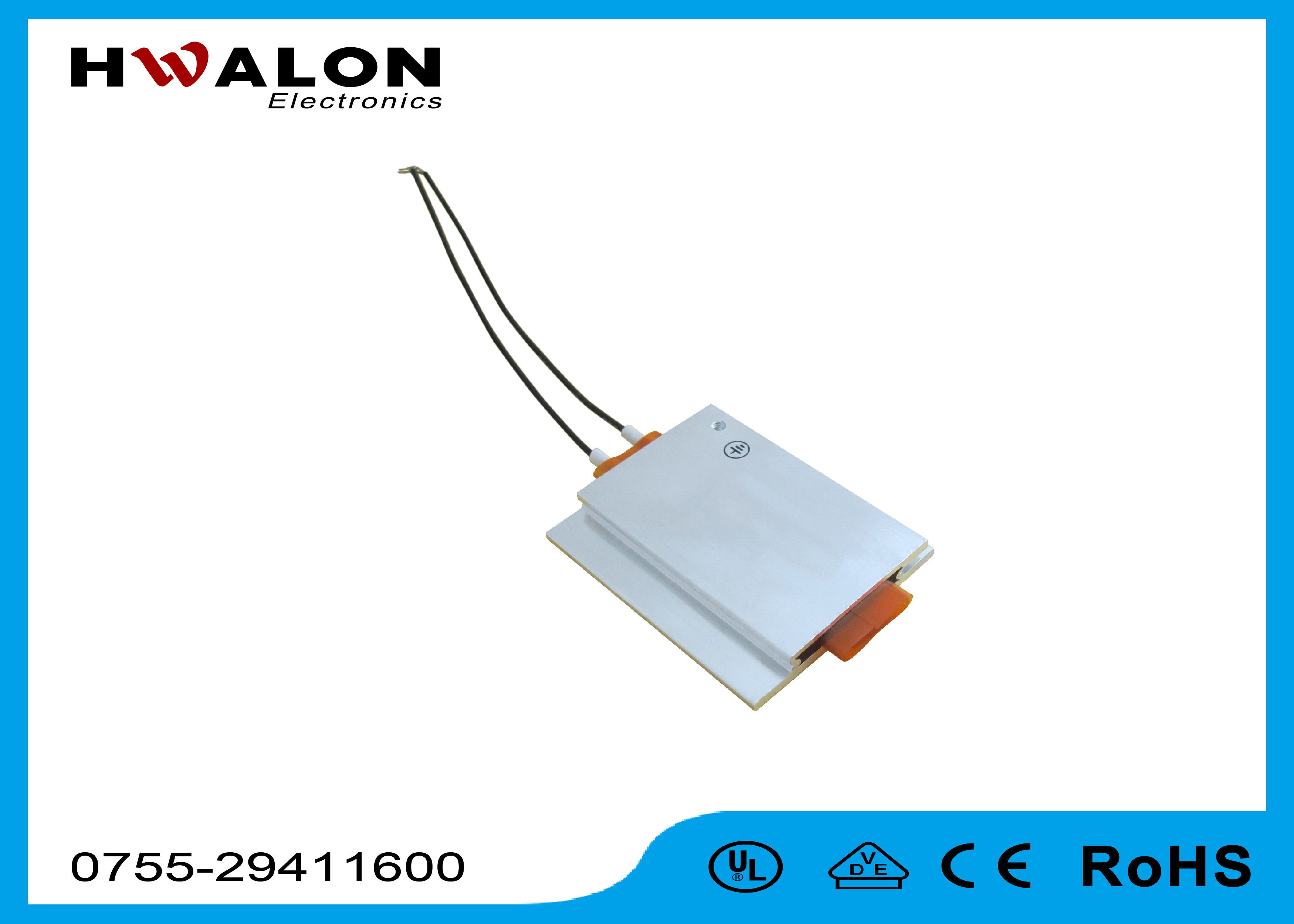 Low Voltage Ceramic PTC Heating Element Electric Heaters For Milk Warmer