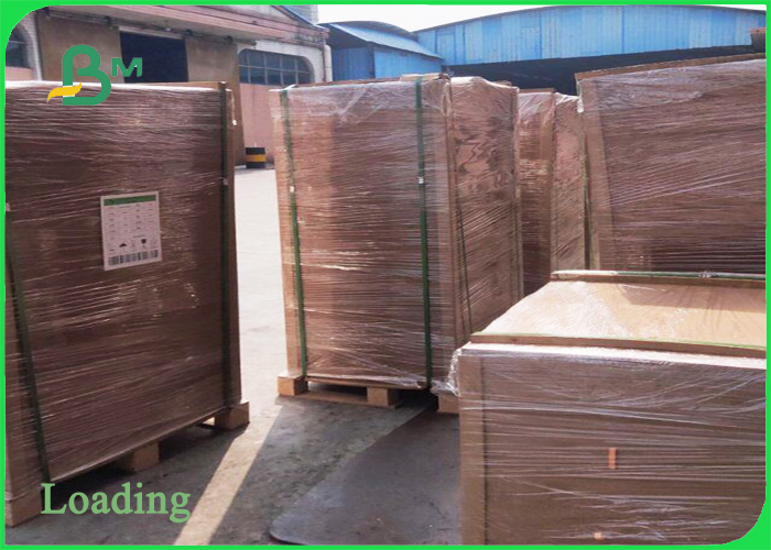 350 / 400 / 450gsm Virgin Kraft Paper 68 * 86cm Virgin For Coffee Packages
