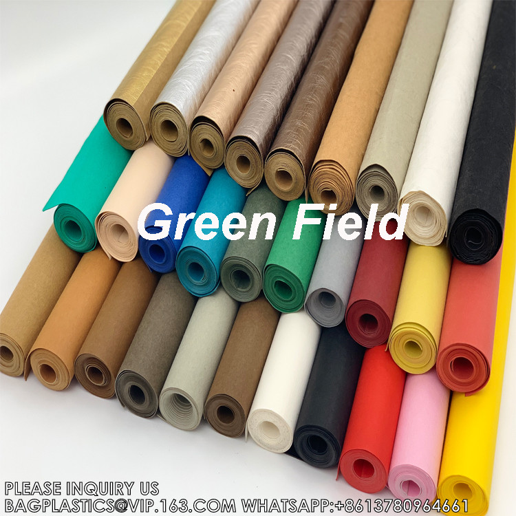 Sustainable Backpack, Soft Handle Tyvek Paper School Backpack Bag Golden Supplier Insulated Delivery Backpack