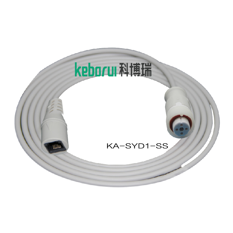 IBP adapter cable compatible for St Jude monitor to Smiths transducer