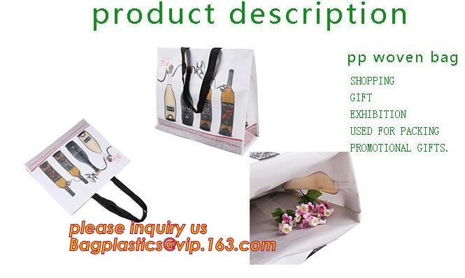 Color Printed PP Woven Carrying Shopping/Grocery Tote Bag,promotional tote laminated pp non woven gift bag fashion handb