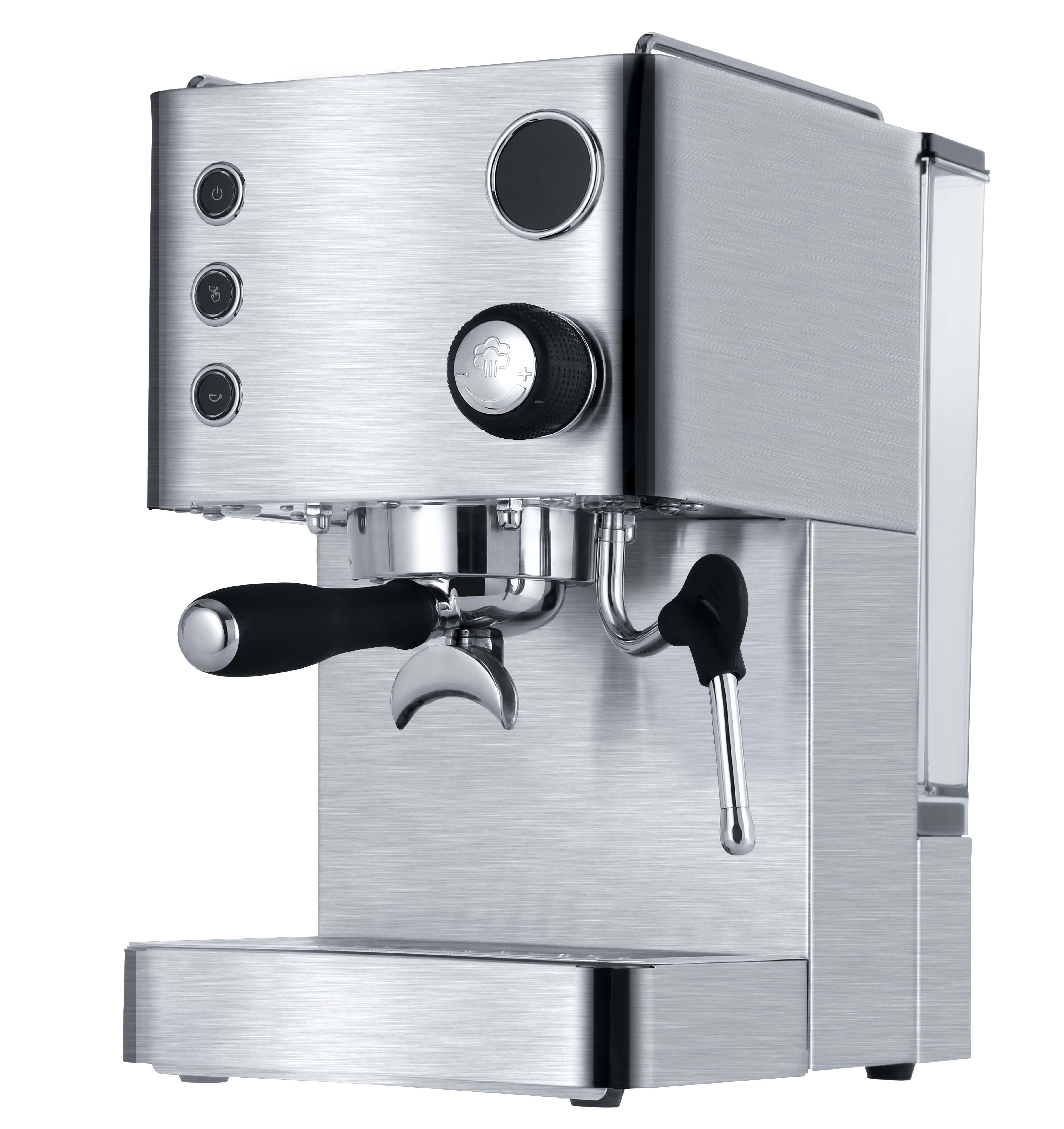 CRM3007G Household Coffee Machine 1850w Dual Boiler Espresso Maker With Water Tank