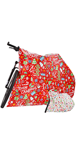 2 PCS White and Red Bicycle Bags