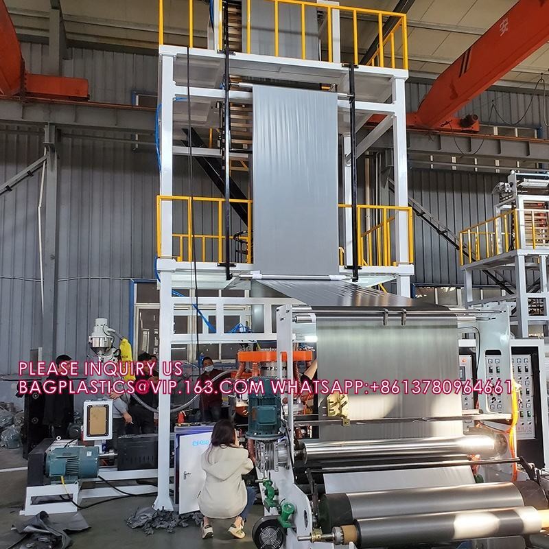 Film Machine Film Blowing Machine Plastic Extruder Film Blowing Machine PE Single Layer Extrusion Blowing