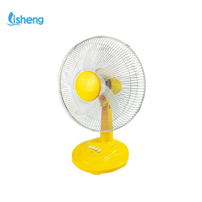 Energy Saving Solar Table Fan DC 12V With Adapter And Littium Battery