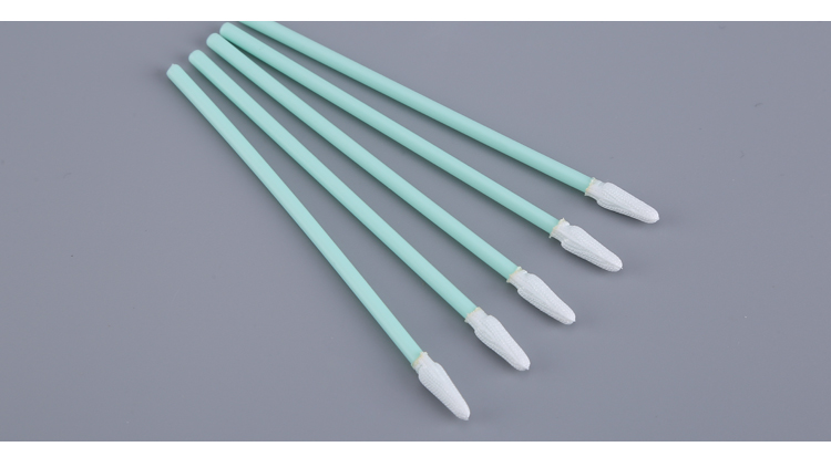 Big Round Head Foam Cleaning Swabs Low Nonvolatile Residue SGS Approved