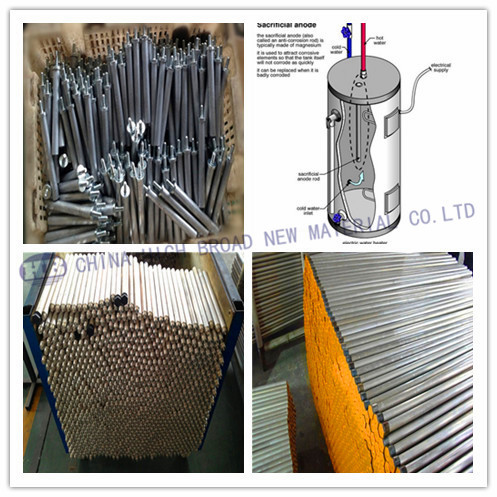 Az63b Magnesium Anode Rod for Water Heaters Solar or Electric Water Heater Accessories Parts Magnesium Anodes Rod
