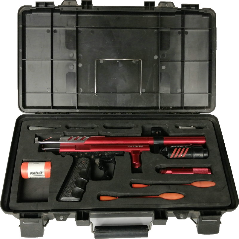 Black Gun Case Foam Insert Engraving 26X11X3cm Waterproof