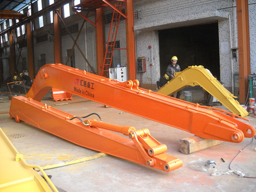 ISO 9001 Long Reach Boom For Excavators Constructed Q355B Material