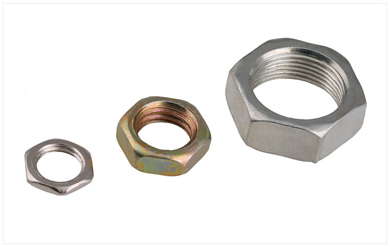 DIN439B Zinc Plated Steel Thin Hexagon Nuts Cheap Price Jam Nuts