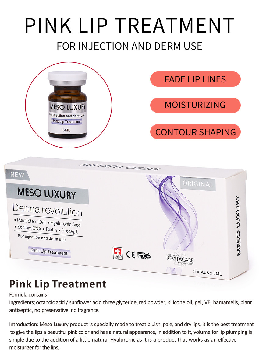 Moisturizing Meso Hyaluronic Acid Serum Lip Injections Serum Soft Feeling