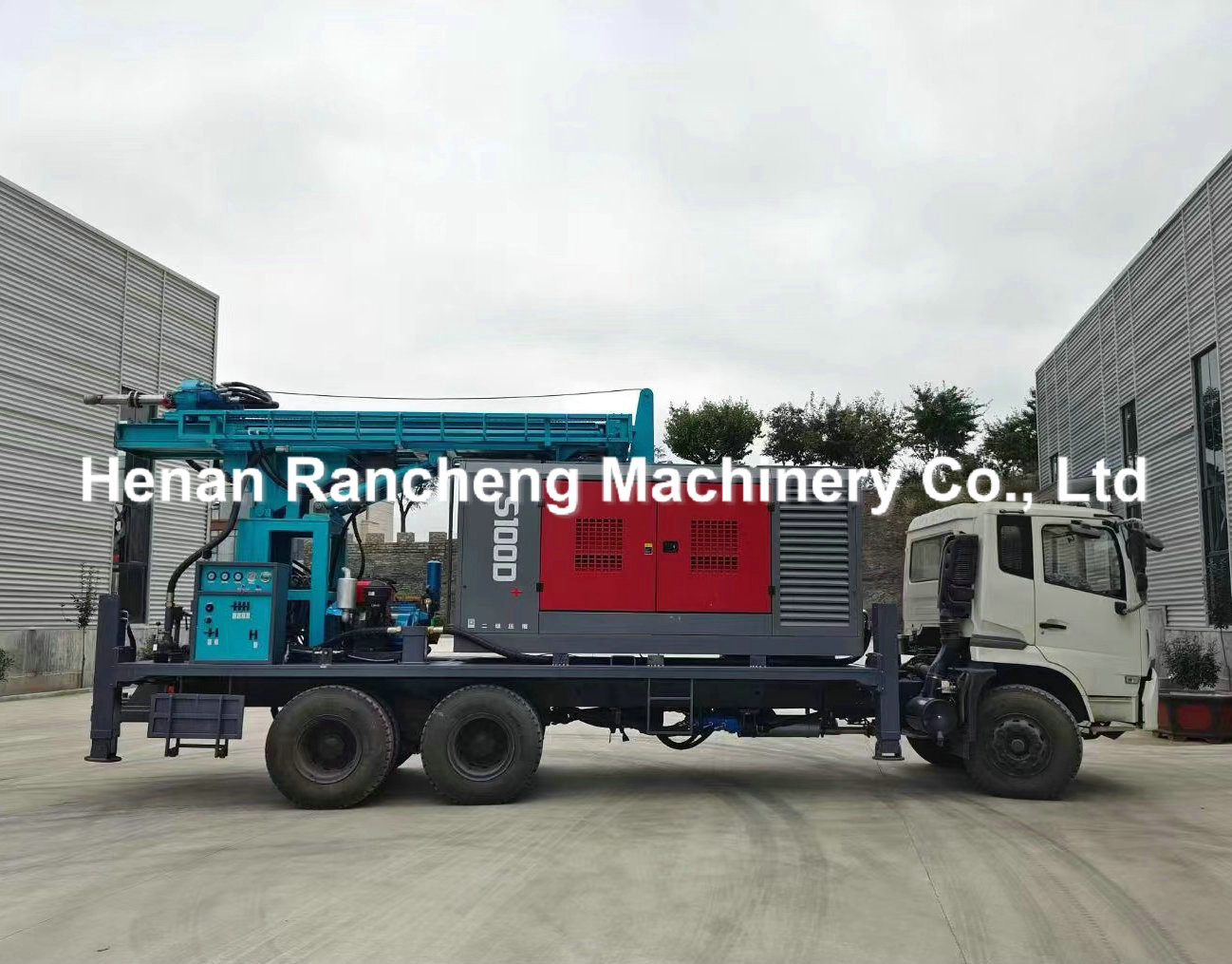 DongFeng Truck Mounted Water Well Drill Rig 95KW Rig Engine Power 350m Depth