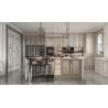 Buy cheap Chic Elegant Beige Modern Kitchen Cabinet With Opulent White Marble Stainless from wholesalers