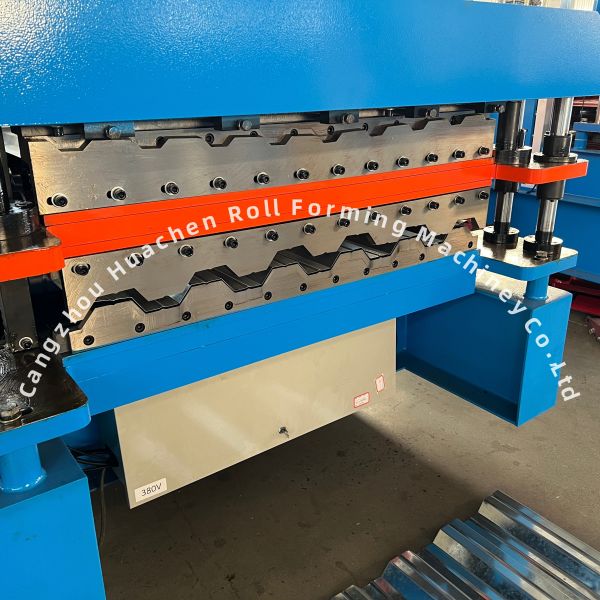 Double Layer Roll Forming Machine with 15m/min Speed, 1250mm Width, and Chain Drive for Metal Roofing