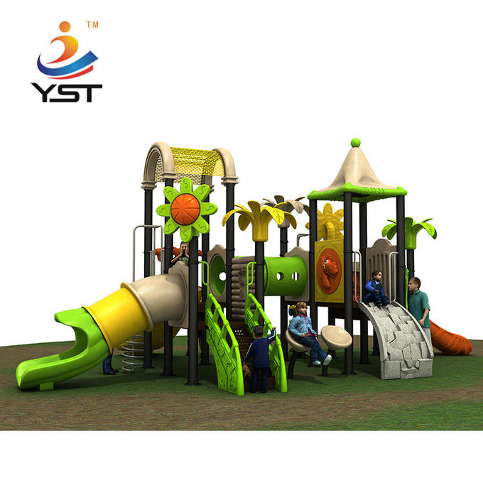 Community Kids Backyard Slide 970 * 630 * 440 Cm High Temperature Baking Finished