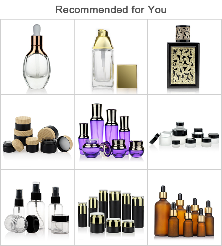 wholesale 30ml glass foundation bottle lotion pump skin care packaging glass cosmetic bottle