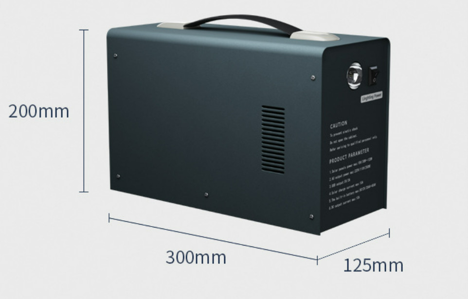 Solar Outdoor Lithium Portable Power Station 200W Large Capacity Self Driving Tour Camping