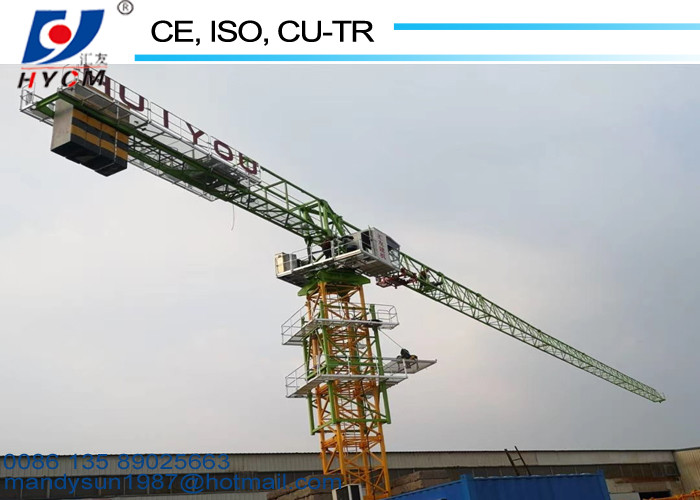 11.7m Counter Jib Topless Types of Tower Crane 60m Lifting Jib Electric Tower Crane 380V/50Hz Undercarriage Tower Crane