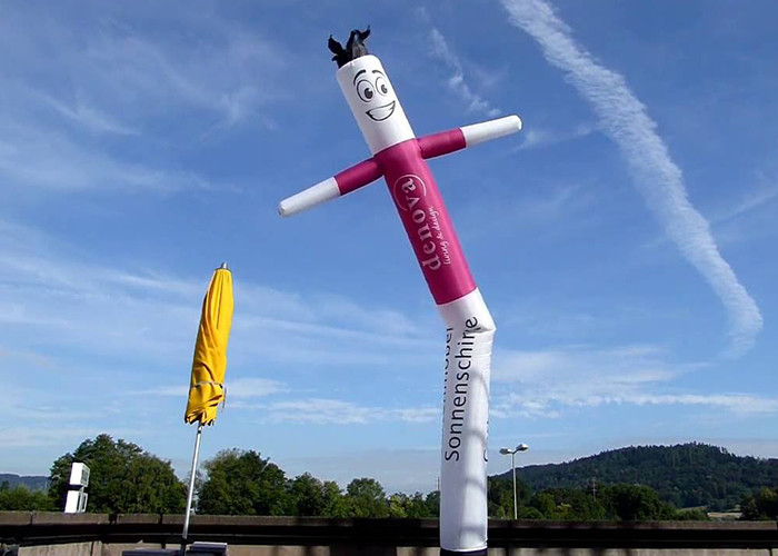 Single Leg Or Two Legs Inflatable Air Dancer , Mini Inflatable Air Tube Man For Advertising